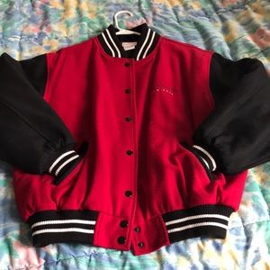 American girl doll place Red Varsity Jacket